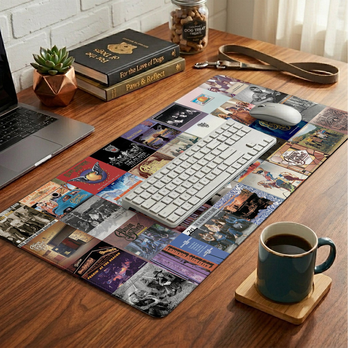 The Allman Brothers Band Album Collage Print Desk Mat – Non-slip Office Gift Keyboard Pad Birthday Gift For Music Lovers