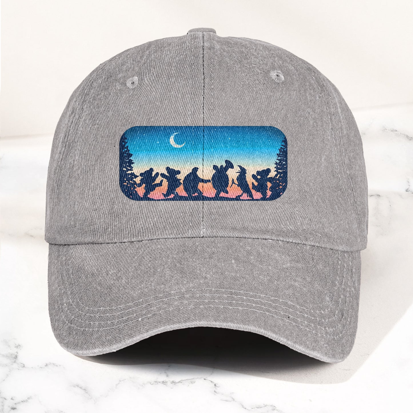 Grateful Dead Moondance Denim Cap – Vintage Music Grateful Dead Merch Gift for Dad (With Box)
