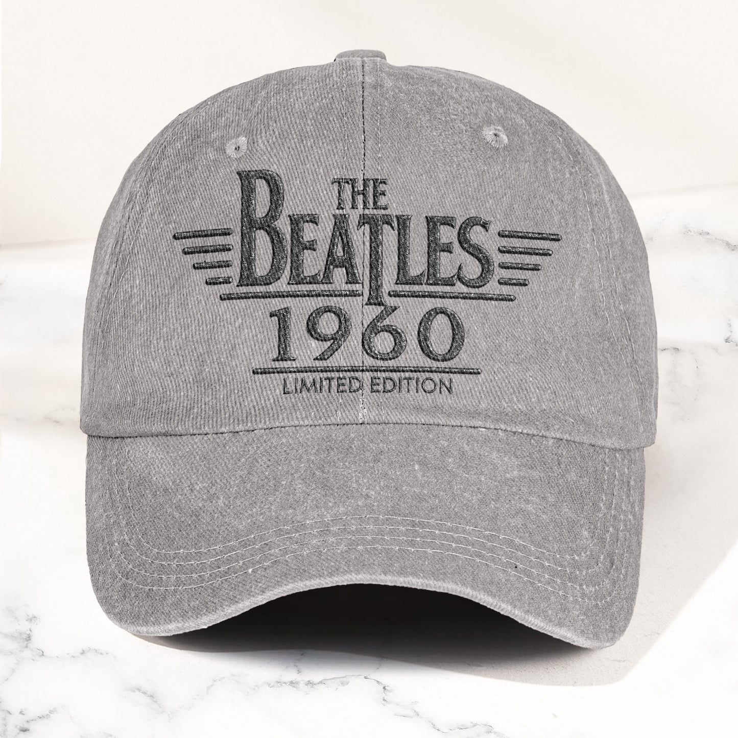 The Beatles 1960 Est Denim Cap – Vintage Dad Cap Gift For Dad (With Box)