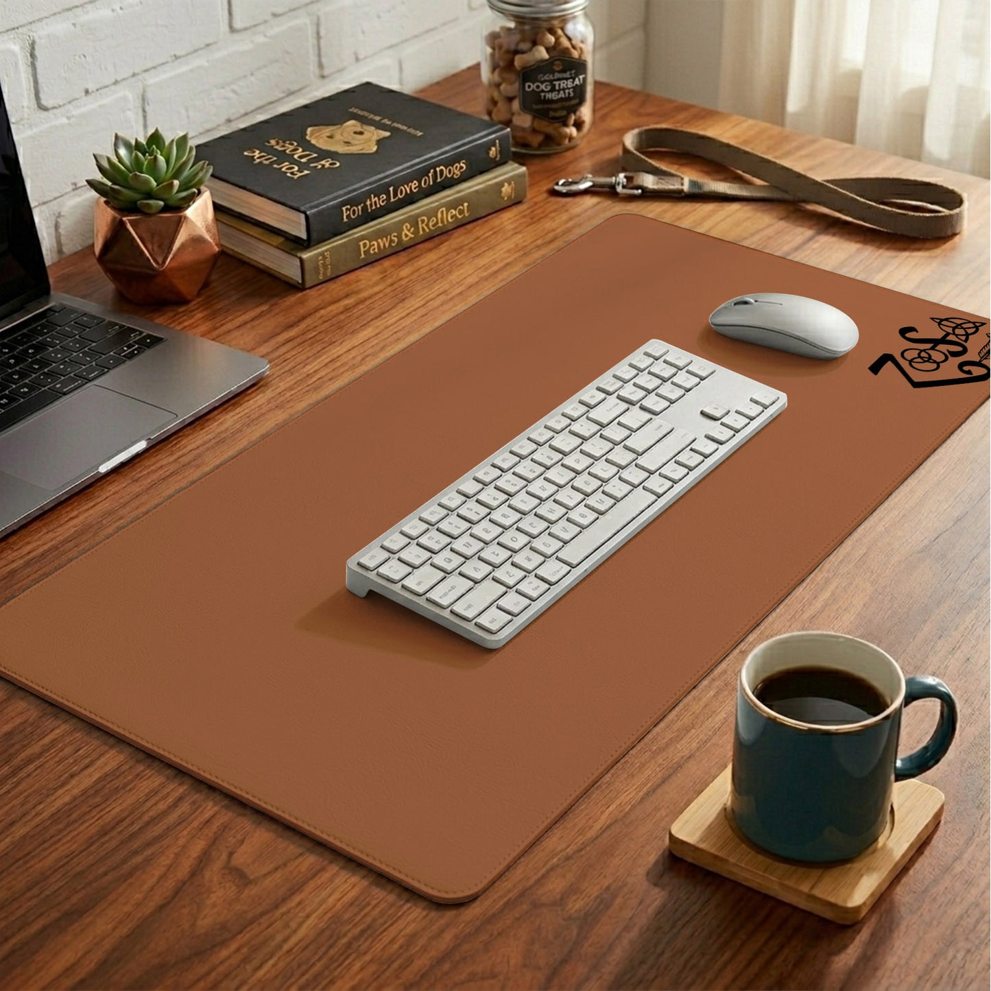 Led Zeppelin Zoso Symbols Desk Mat – Non-slip Home Office Gift Keyboard Pad Birthday Gift For Music Fan
