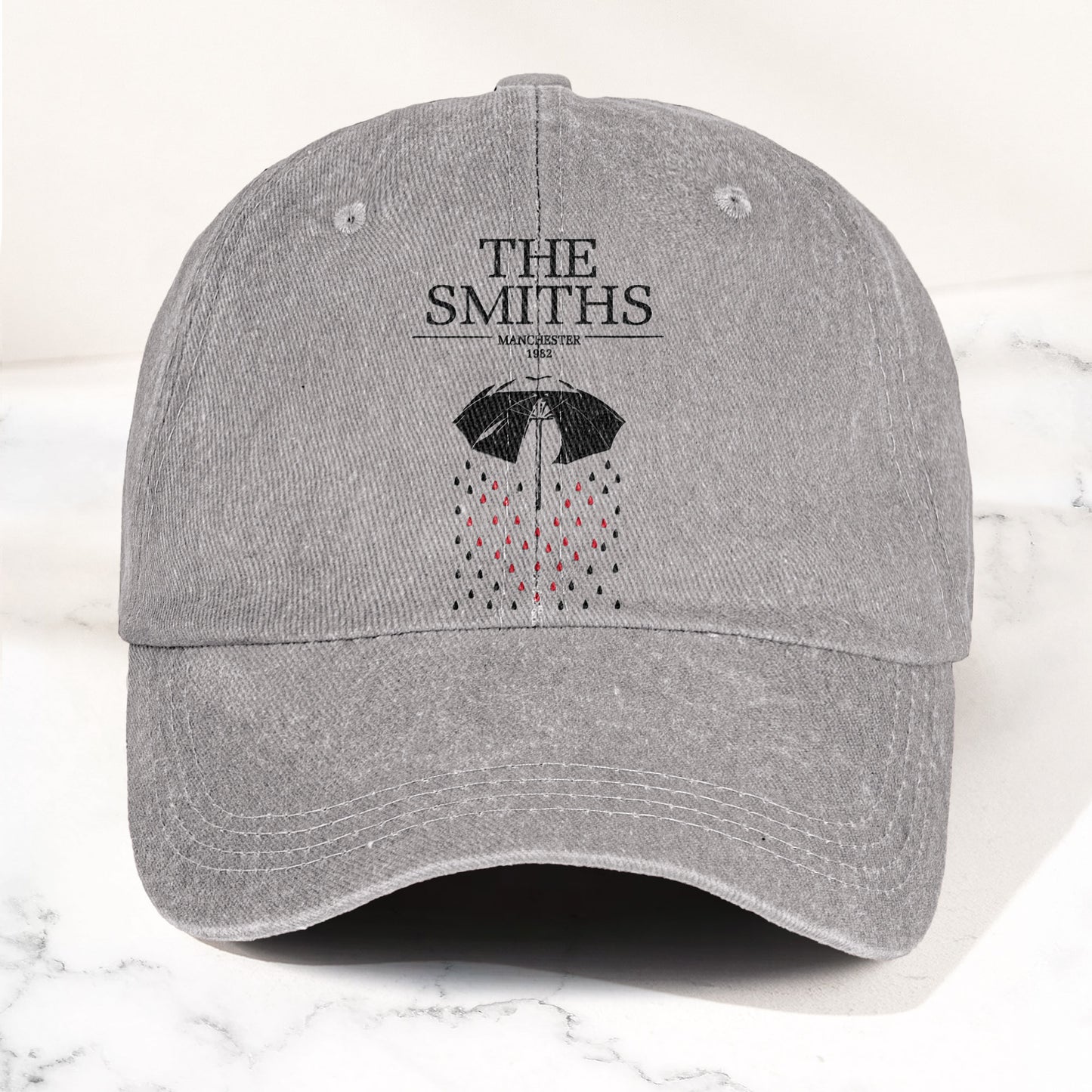 The Smiths Manchester Denim Cap – Retro Vintage Dad Cap Gift For Dad (With Box)