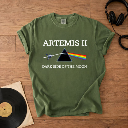 Cosmic Prism Comfort Tee – Space & Retro Rock Inspired Graphic Shirt