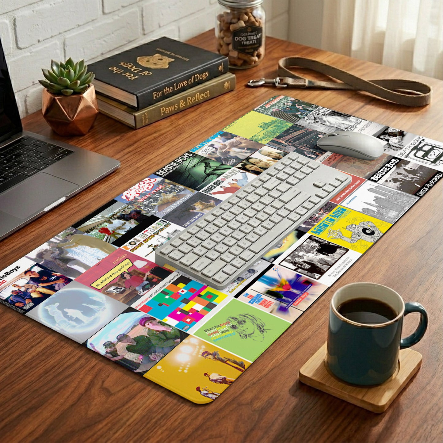 Beastie Boys Print Desk Mat – Non-slip Home Office Gift Keyboard Pad Birthday Gift For Music Lovers