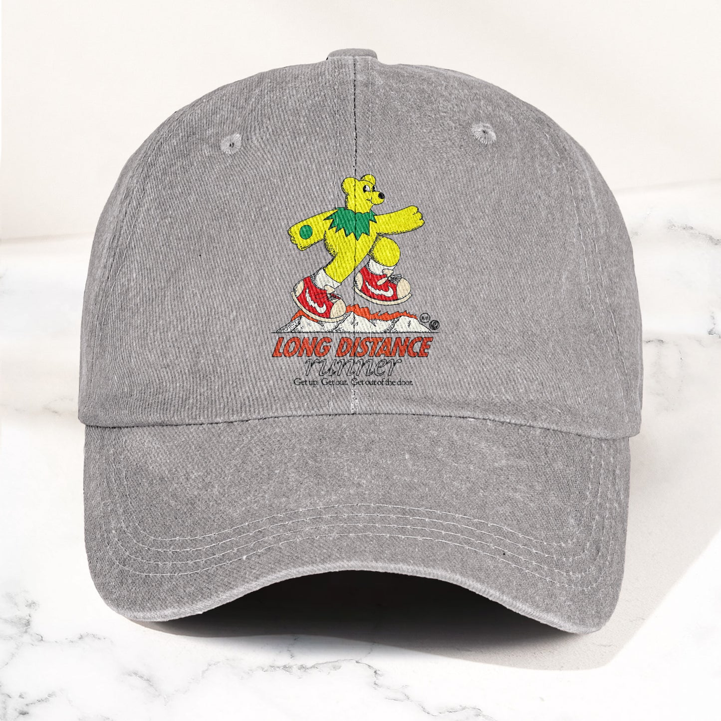 Long Distance Runner Denim Cap – Grateful Dead Merch Dad Hat (With Box)