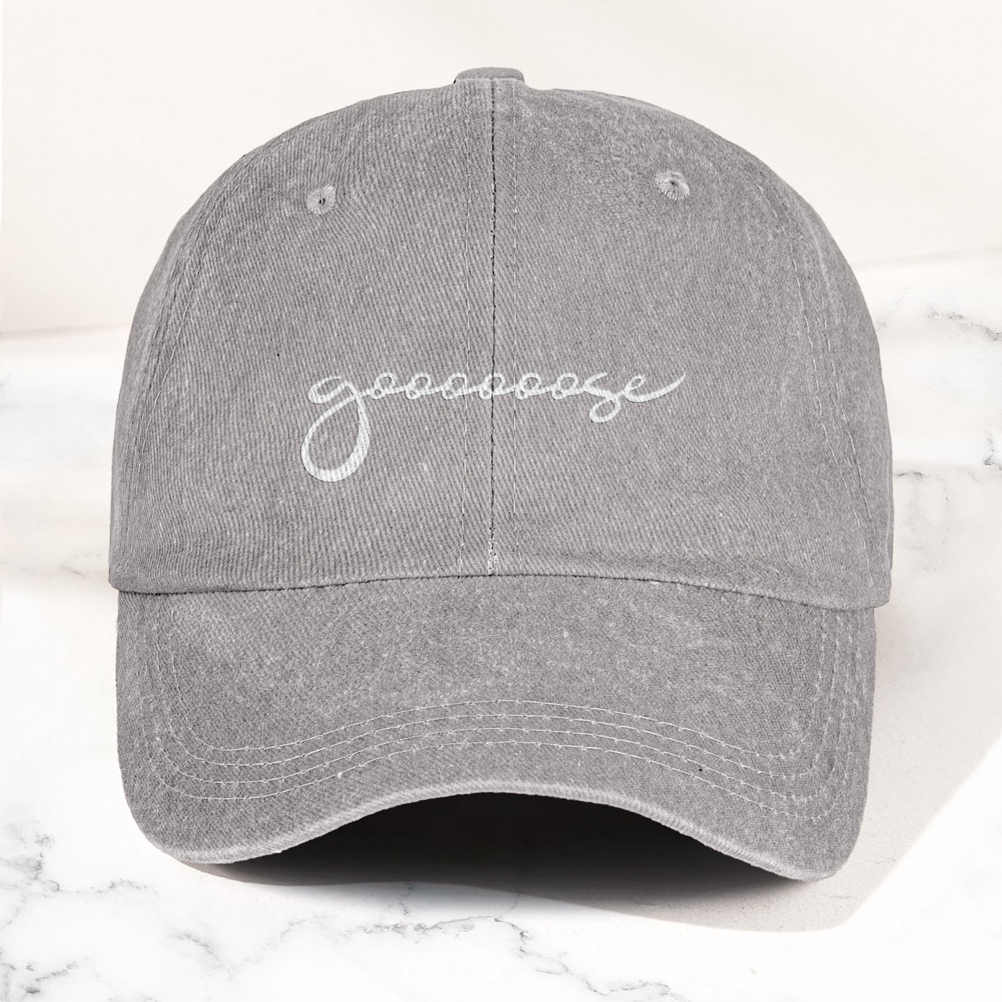 Goose Band Denim Cap – Retro Music Fan Merch Cap Gift For Dad (With Box)