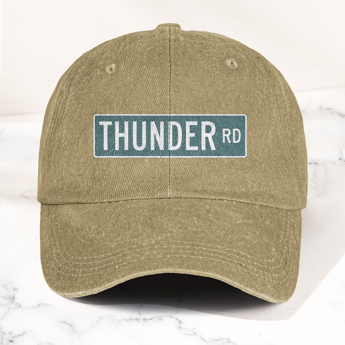 Bruce Springsteen Thunder RD Sign Denim Cap – Retro Rock Music Fan Cap (With Box)