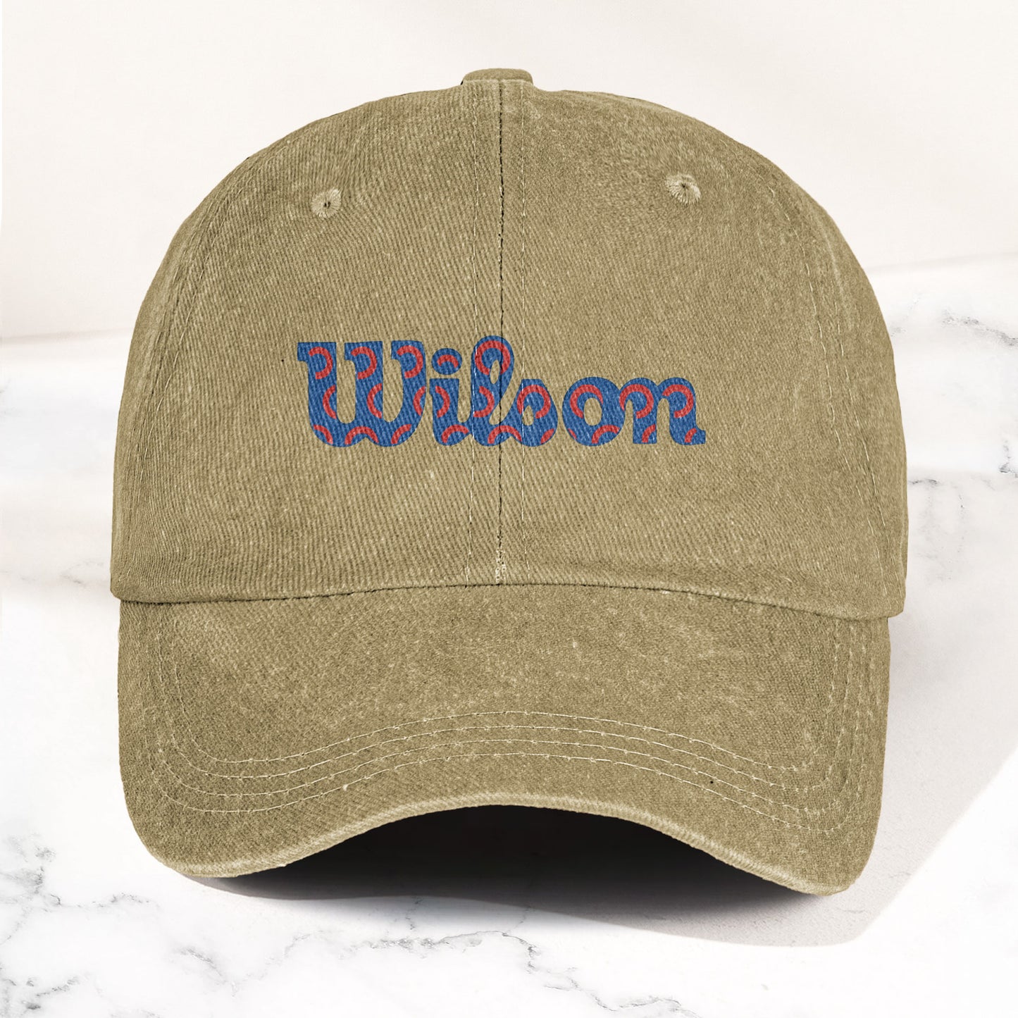 Phish Wilson Washed Donut Denim Cap – Retro Music Fan Concert Cap Gift For Dad (With Box)