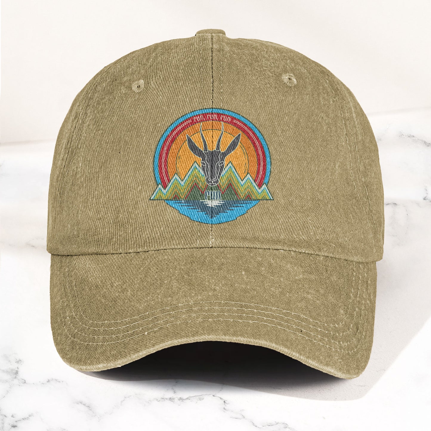 Phish Antelope Run Logo Denim Cap – Retro Music Phish Cap Gift For Dad (With Box)