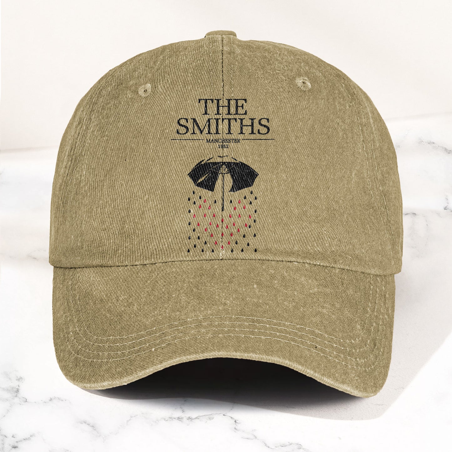 The Smiths Manchester Denim Cap – Retro Vintage Dad Cap Gift For Dad (With Box)