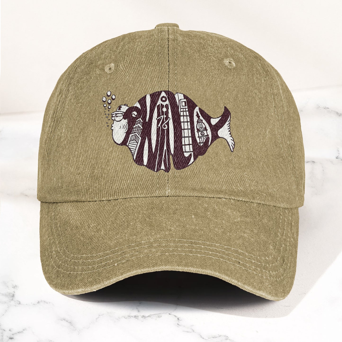 Phish Phishadelphia Logo Denim Cap – Retro Music Phish Cap Gift For Dad (With Box)
