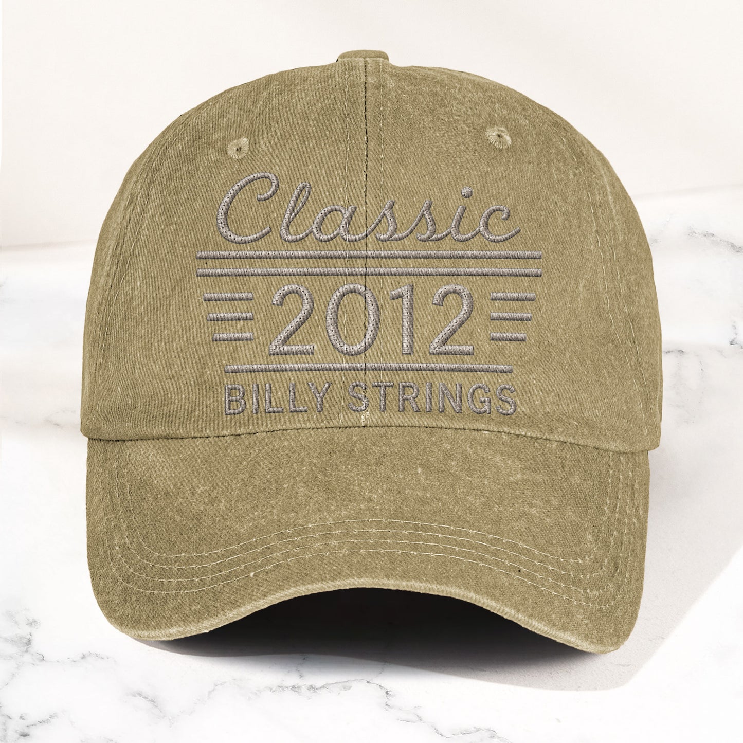 Billy Strings Classic 2012 Est Bluegrass Music Merch Denim Cap – Retro Vintage Dad Cap Gift For Dad (With Box)