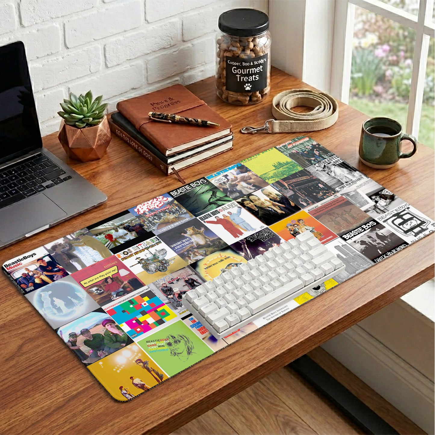 Beastie Boys Print Desk Mat – Non-slip Home Office Gift Keyboard Pad Birthday Gift For Music Lovers