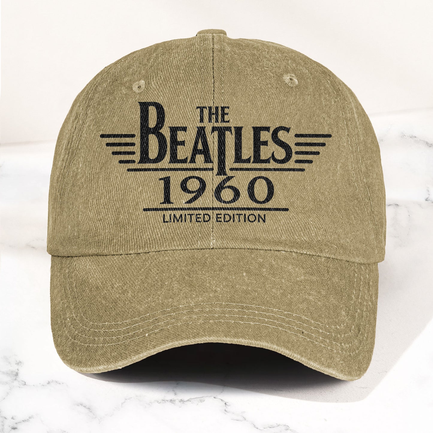 The Beatles Band Logo 1960 Denim Cap – Vintage Dad Cap Gift For Dad (With Box)