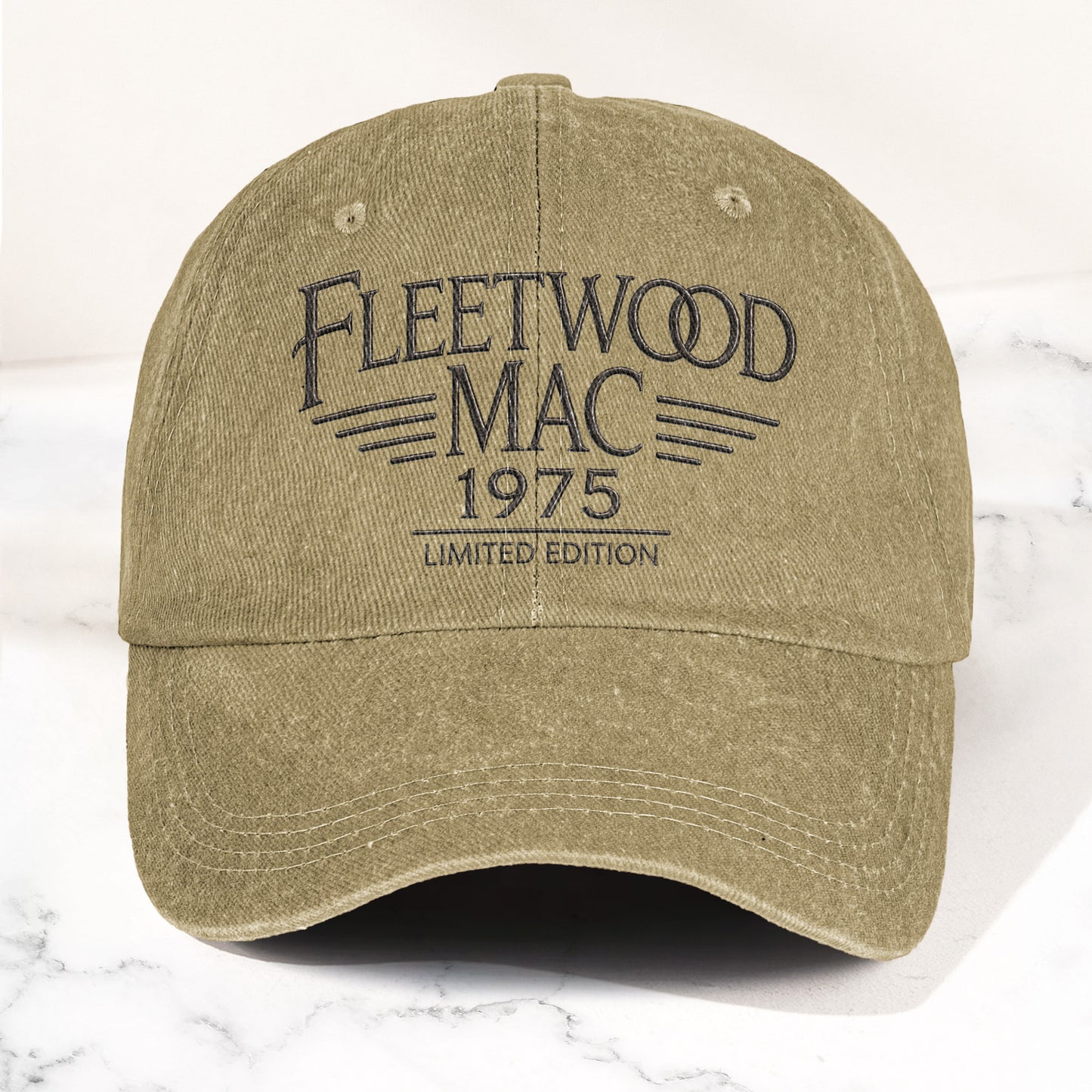 Fleetwood Mac Band Logo 1975 Denim Cap – Vintage Dad Cap Gift For Dad (With Box)