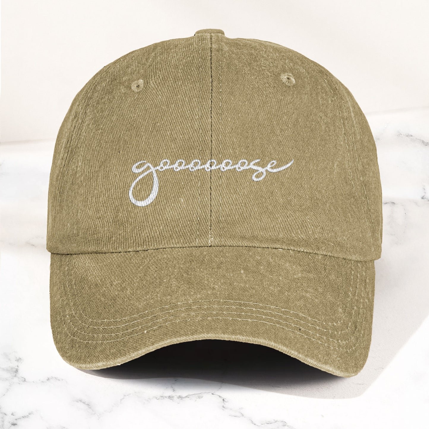Goose Band Denim Cap – Retro Music Fan Merch Cap Gift For Dad (With Box)