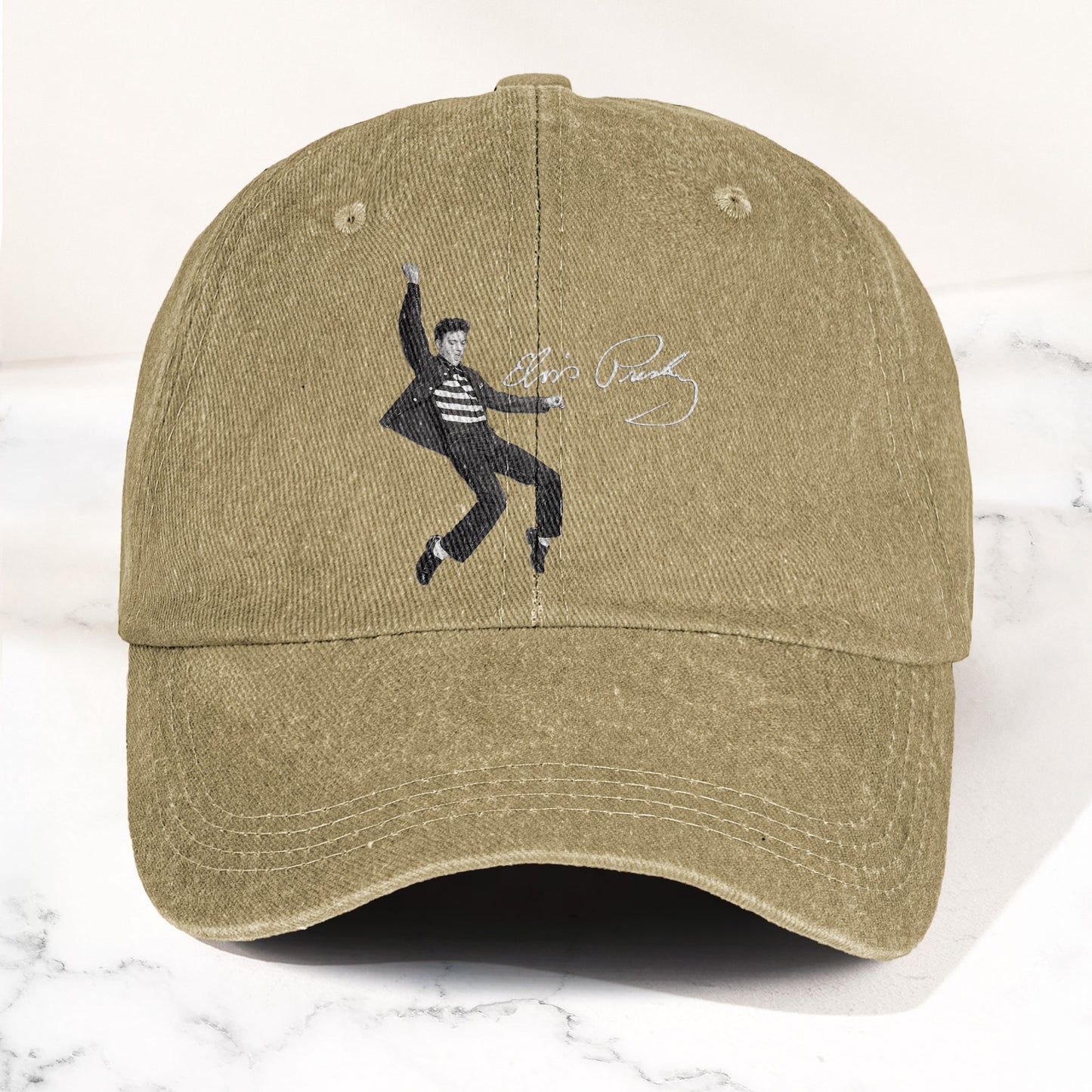 Elvis Presley Jailhouse Rock Pose Hat – Classic Rock Music Tribute Cap (With Box)