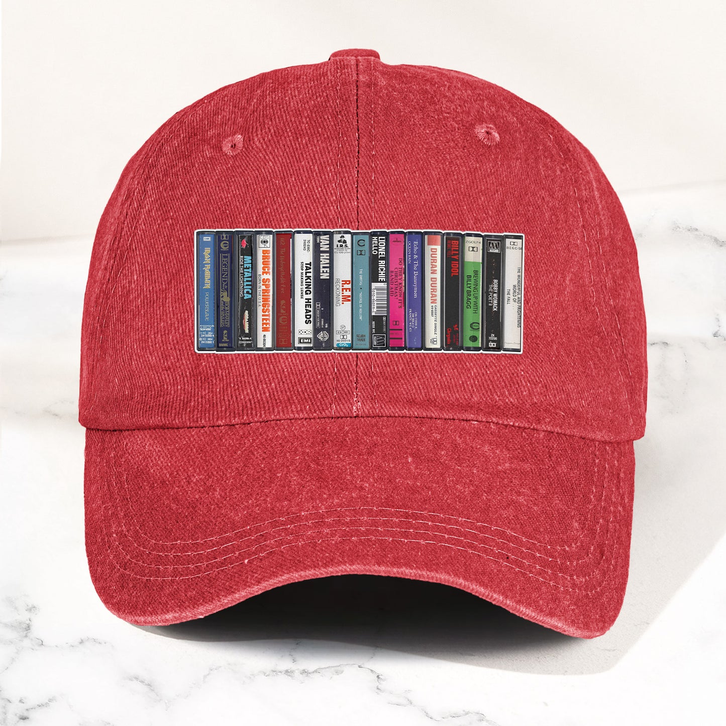 The Beatles Denim Dad Cap – Cassette Album Collection Vol.2 Design ( With BOX)