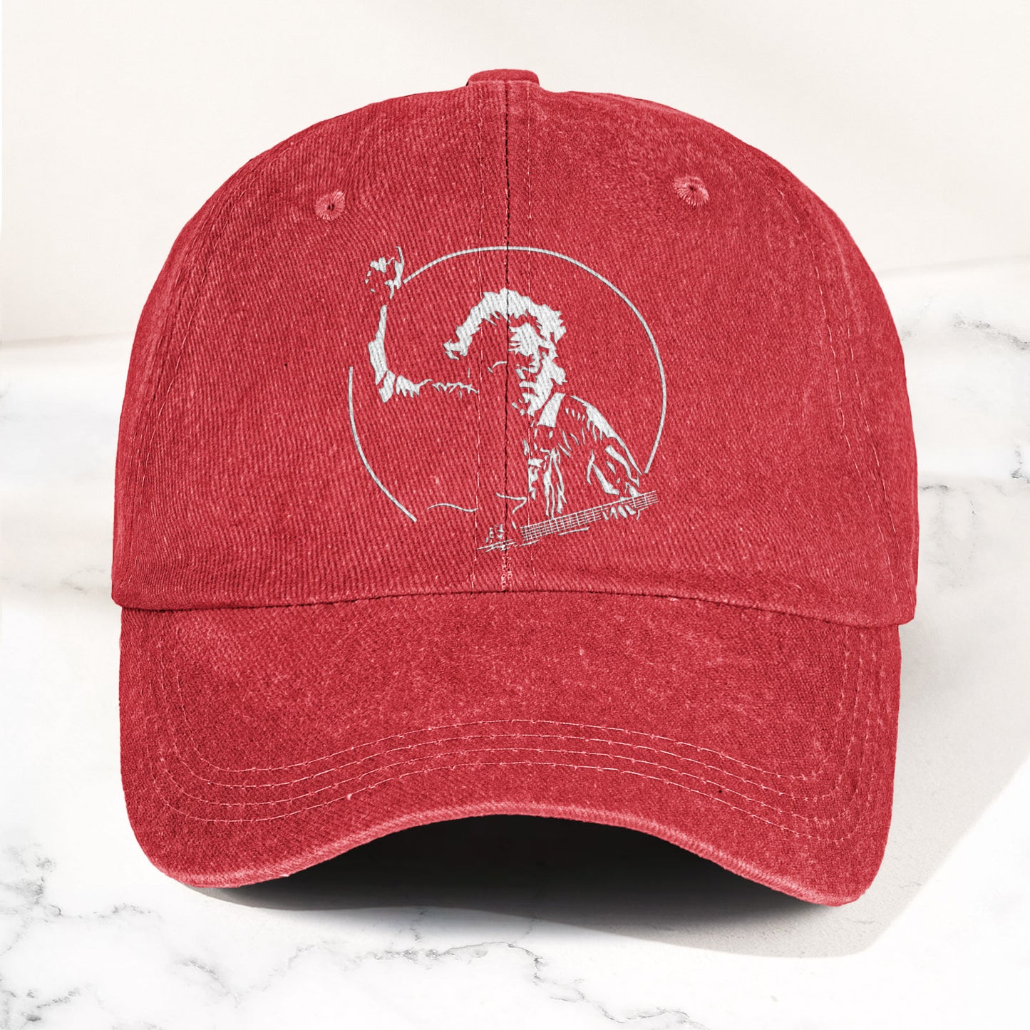 Jerry Garcia Denim Cap – Grateful Dead Merch Dad Hat (With Box)