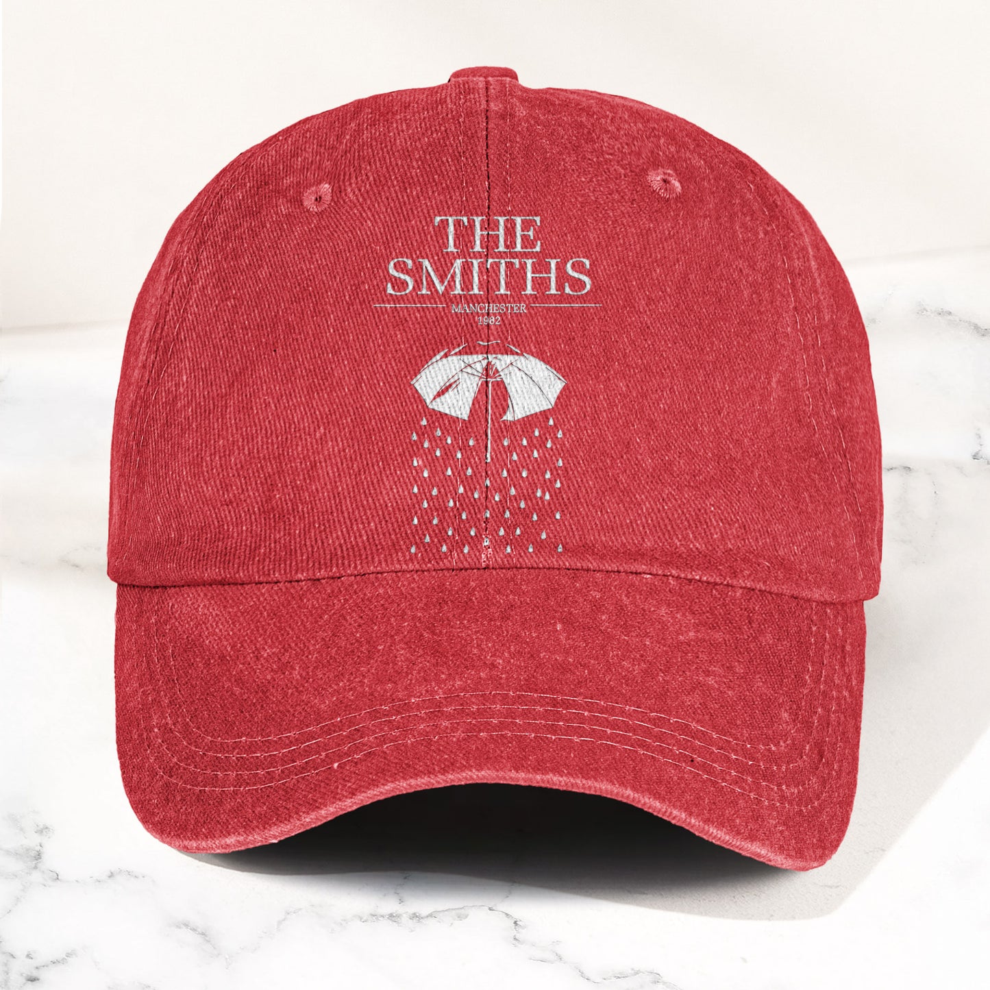 The Smiths Manchester Denim Cap – Retro Vintage Dad Cap Gift For Dad (With Box)