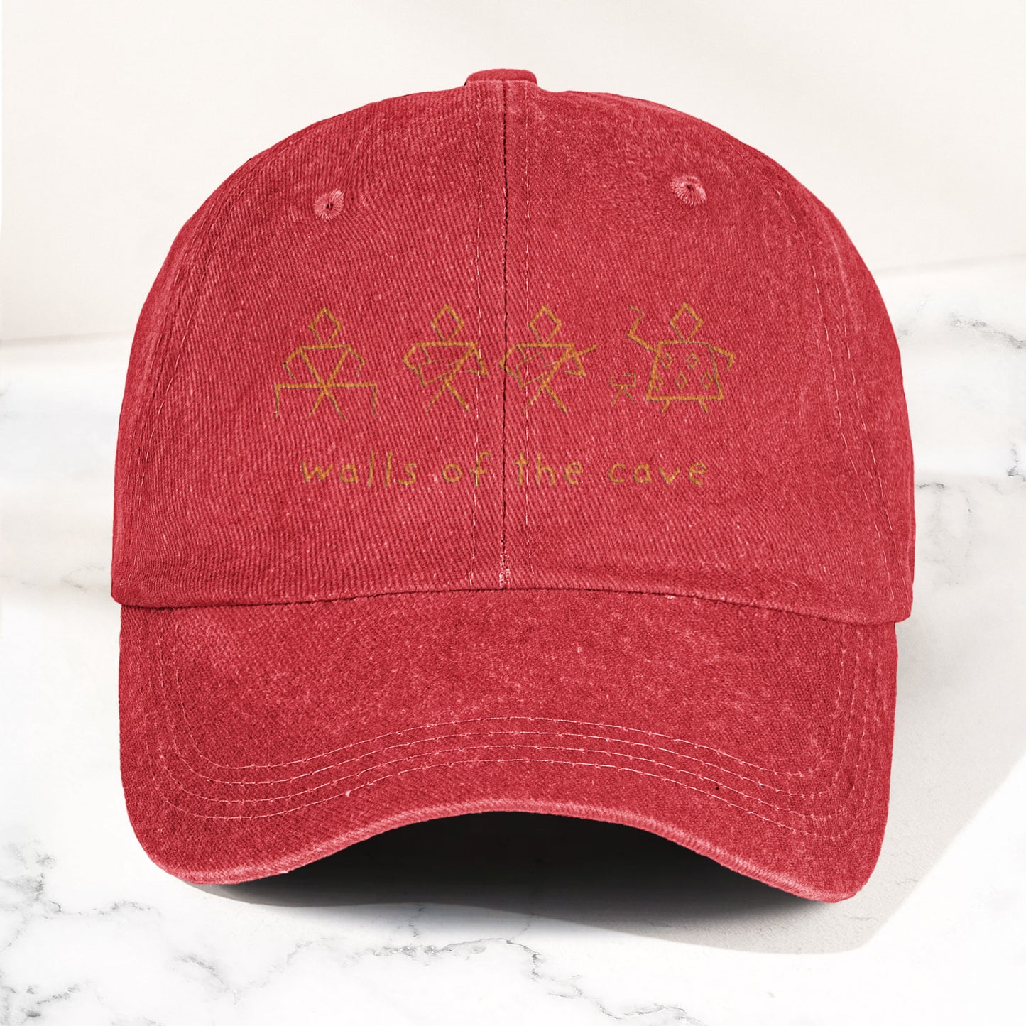 Phish Walls of the Cave Petroglpyh Denim Cap – Retro Music Phish Cap Gift For Dad (With Box)