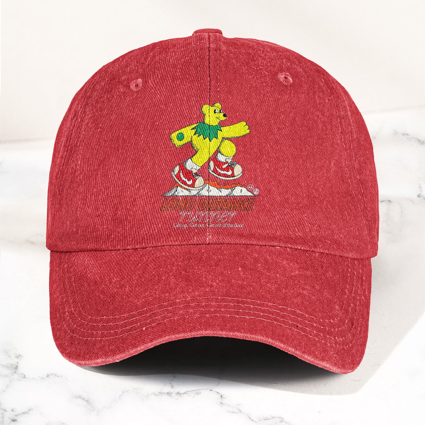 Long Distance Runner Denim Cap – Grateful Dead Merch Dad Hat (With Box)