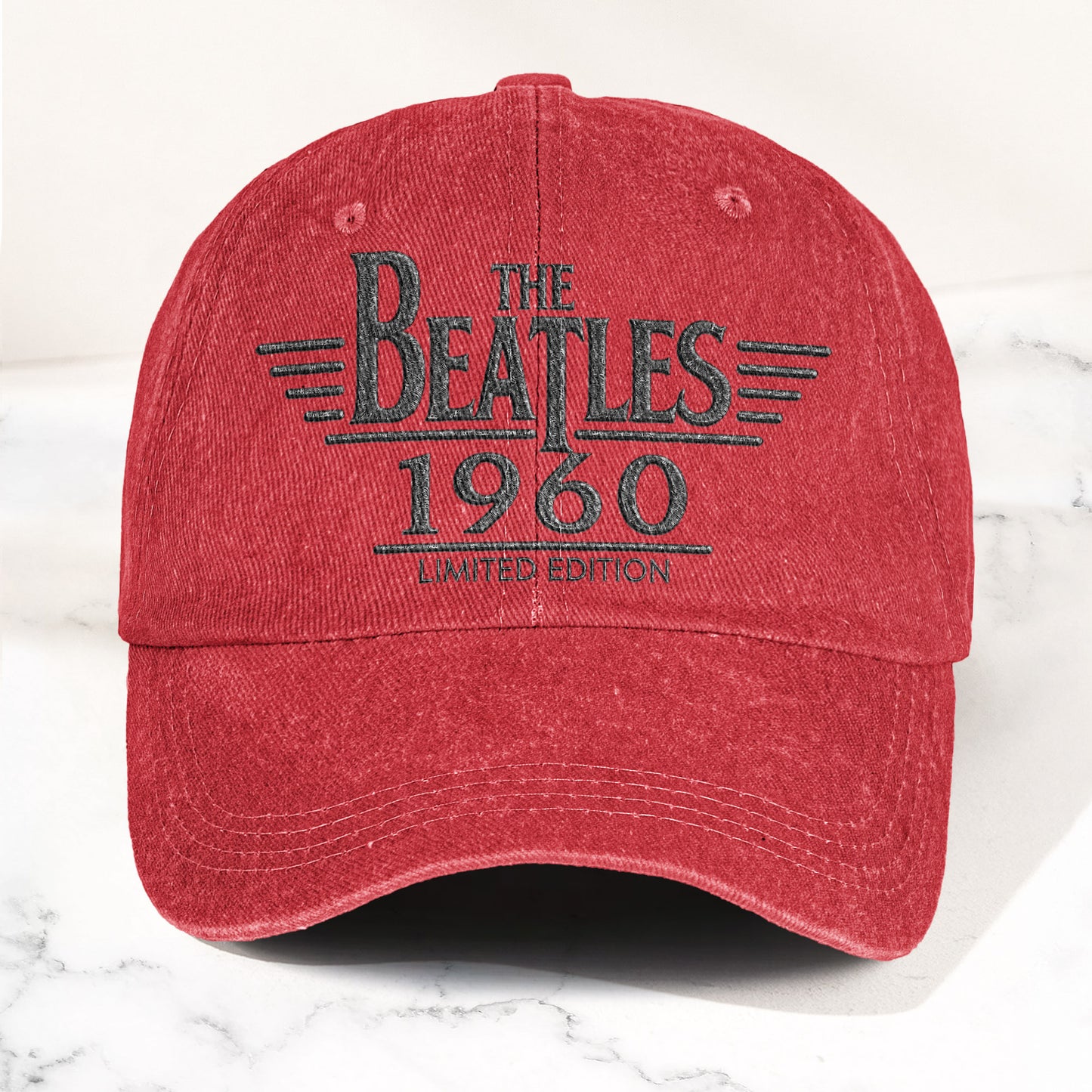 The Beatles 1960 Est Denim Cap – Vintage Dad Cap Gift For Dad (With Box)