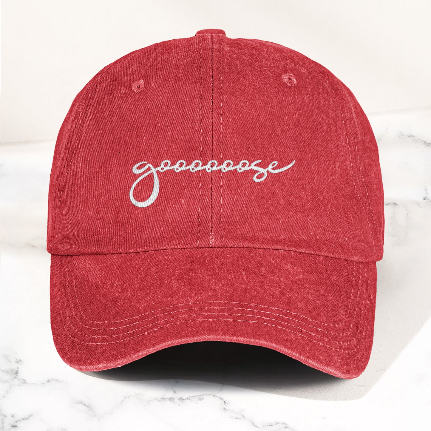 Goose Band Denim Cap – Retro Music Fan Merch Cap Gift For Dad (With Box)