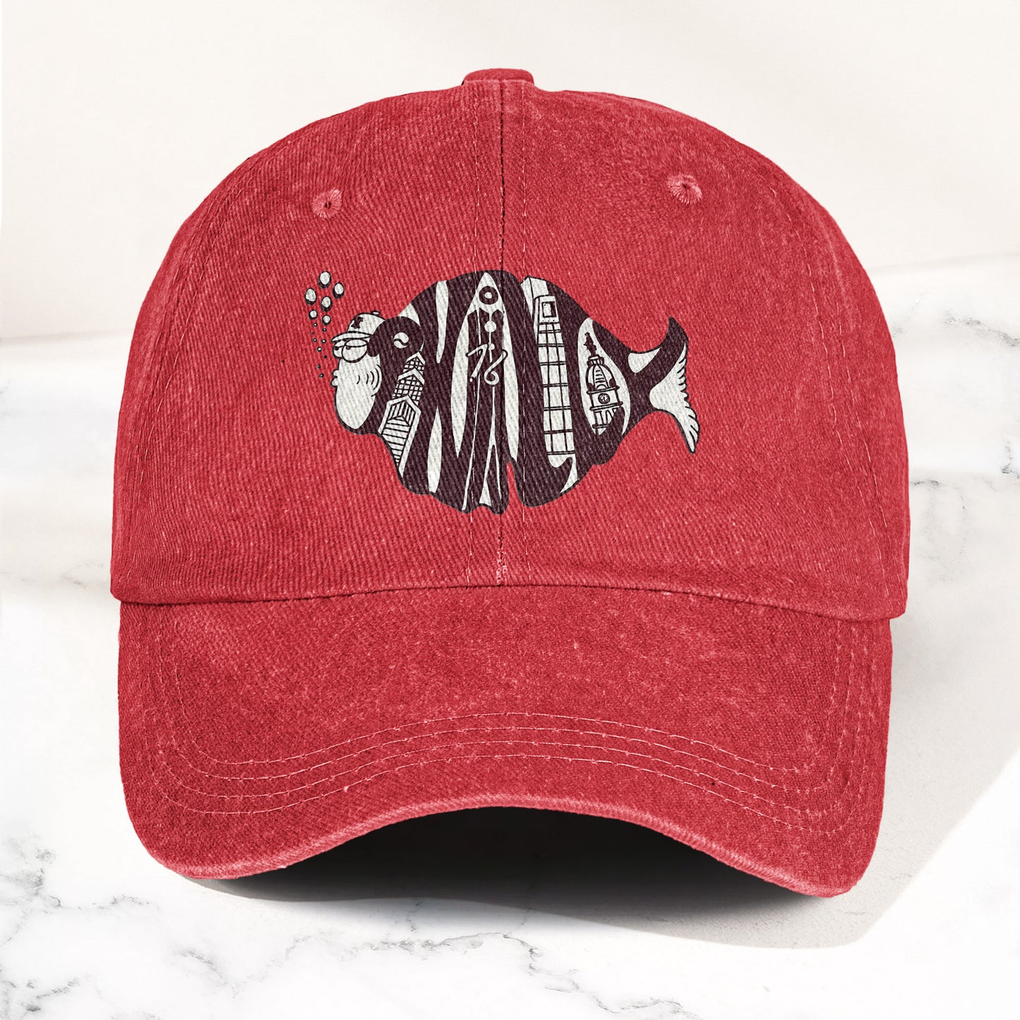 Phish Phishadelphia Logo Denim Cap – Retro Music Phish Cap Gift For Dad (With Box)