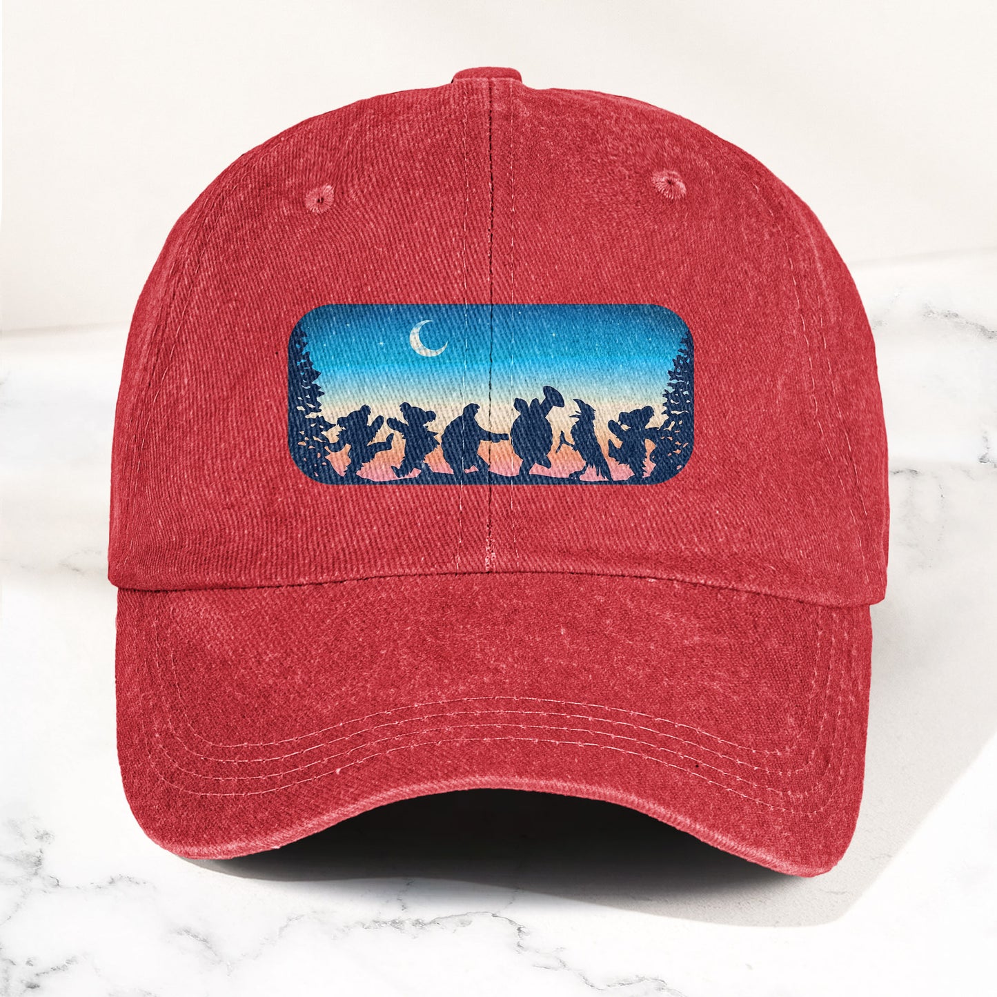 Grateful Dead Moondance Denim Cap – Vintage Music Grateful Dead Merch Gift for Dad (With Box)