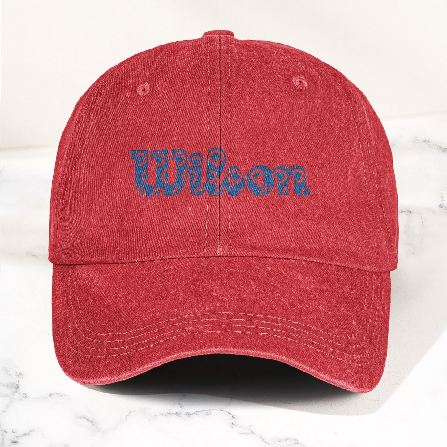 Phish Wilson Washed Donut Denim Cap – Retro Music Fan Concert Cap Gift For Dad (With Box)
