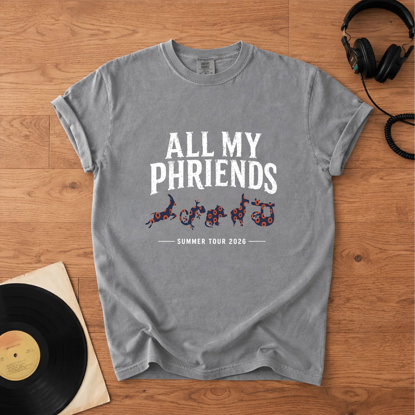 All My Phriends Phish Summer Tour 2026 T-Shirt – Retro Rock Music Phish Bands Merch Tee