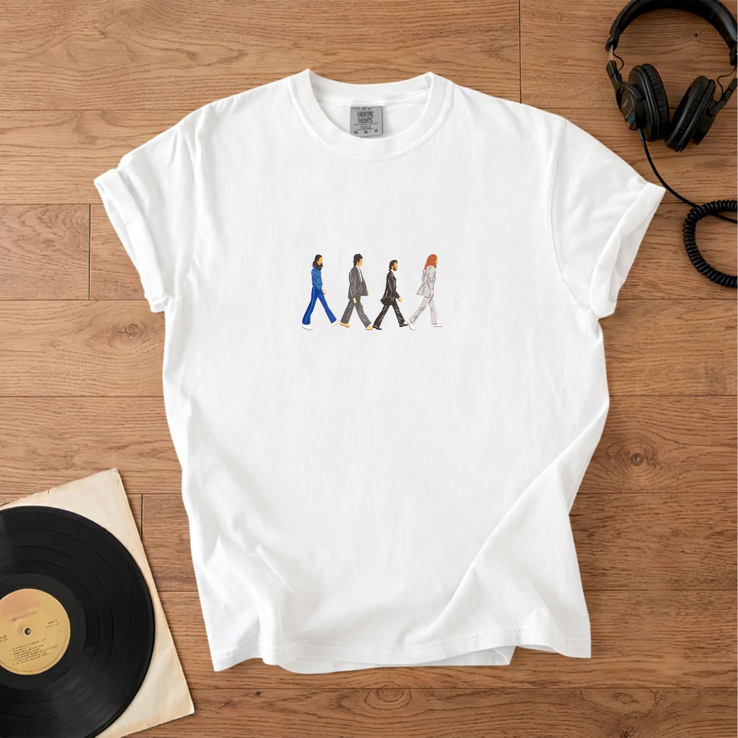 The Beatles Band Abbey Road Comfort Tee – Classic Album Graphic Shirt