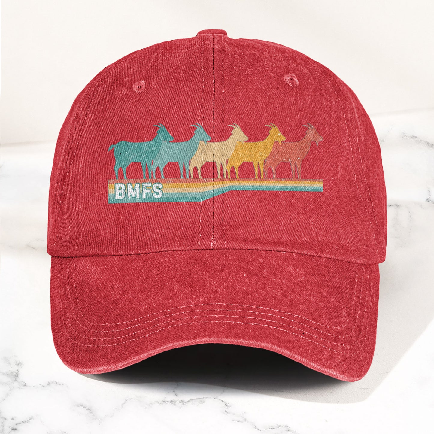 Billy Strings Cosmic Bluegrass BMFS GOAT Retro Vintage Music Merch Denim Cap – Retro Vintage Dad Cap Gift For Dad (With Box)