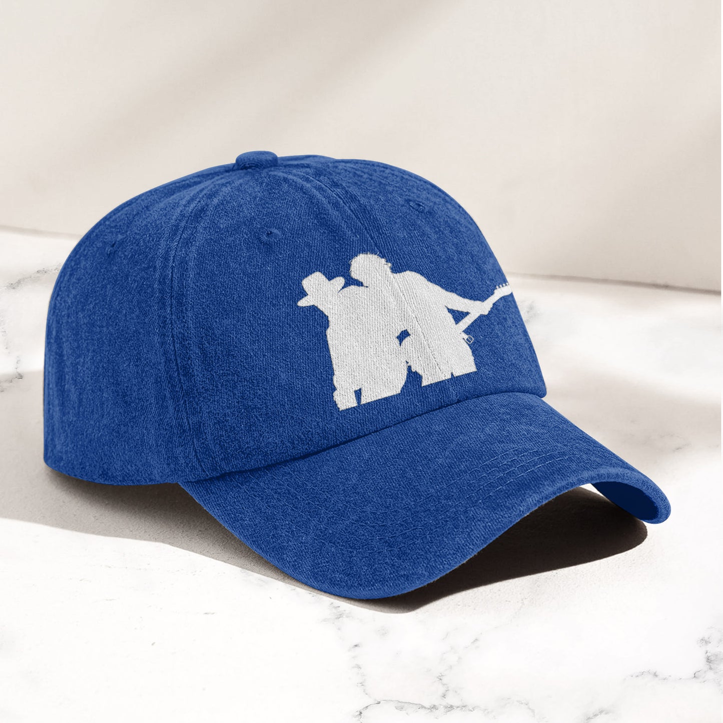 Bruce Springsteen And Clarence Clemons Denim Cap – Retro Rock Music Fan Cap (With Box)