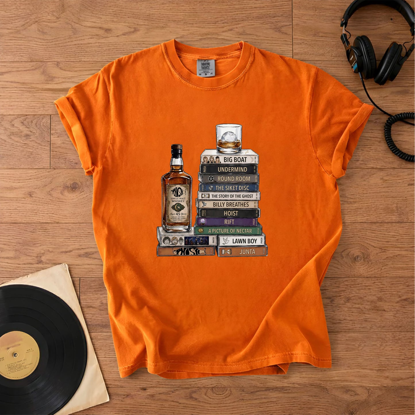 Phish Cassette Album Collection Vintage T-Shirt – Retro Music Phish Merch Tee