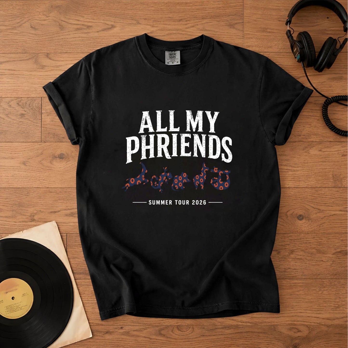 All My Phriends Phish Summer Tour 2026 T-Shirt – Retro Rock Music Phish Bands Merch Tee