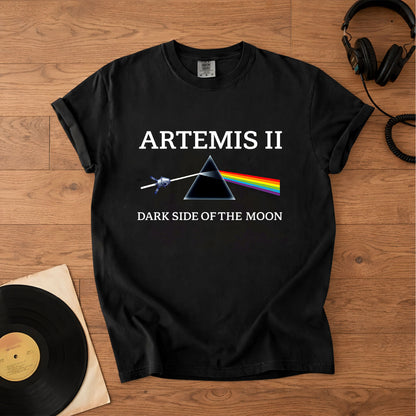 Cosmic Prism Comfort Tee – Space & Retro Rock Inspired Graphic Shirt