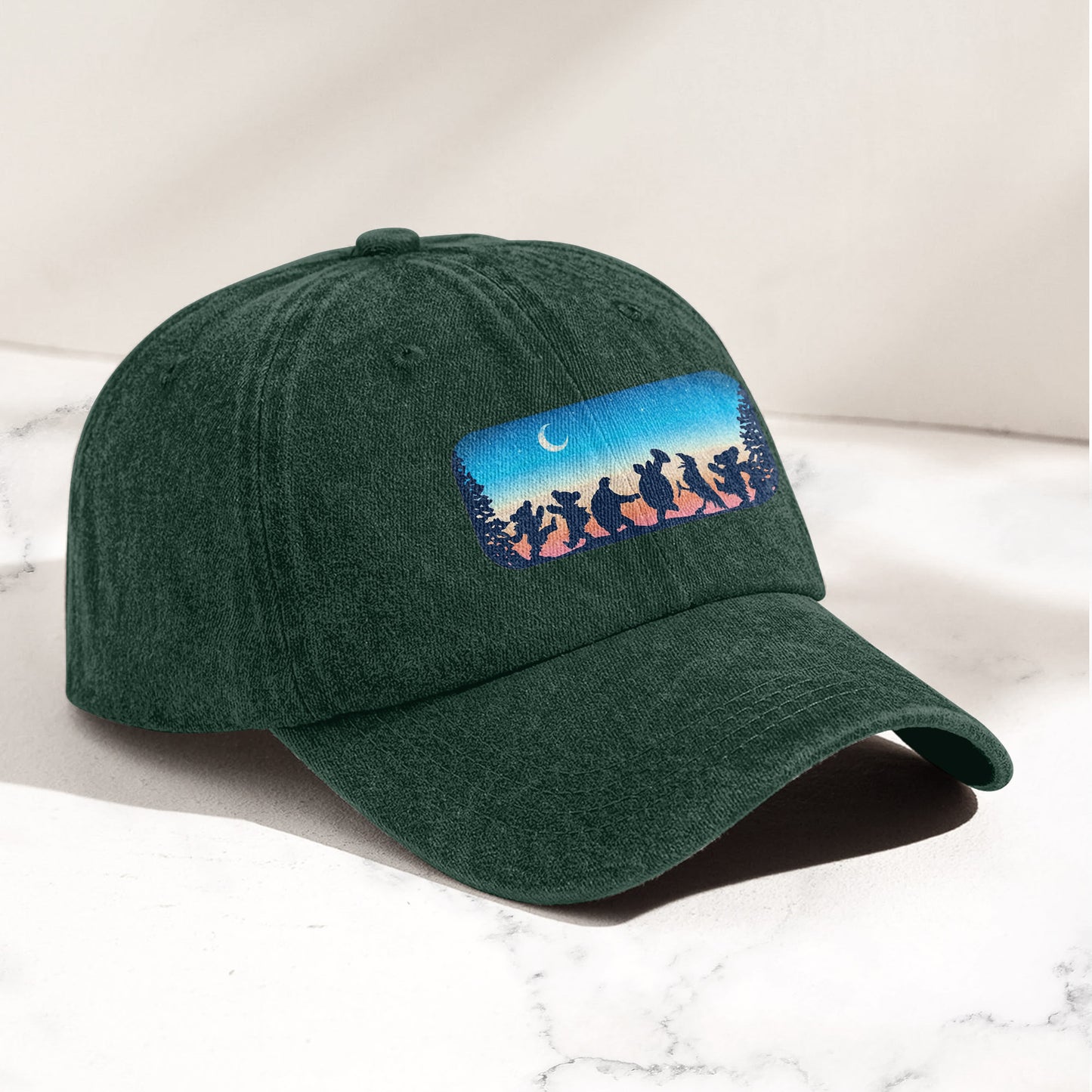 Grateful Dead Moondance Denim Cap – Vintage Music Grateful Dead Merch Gift for Dad (With Box)
