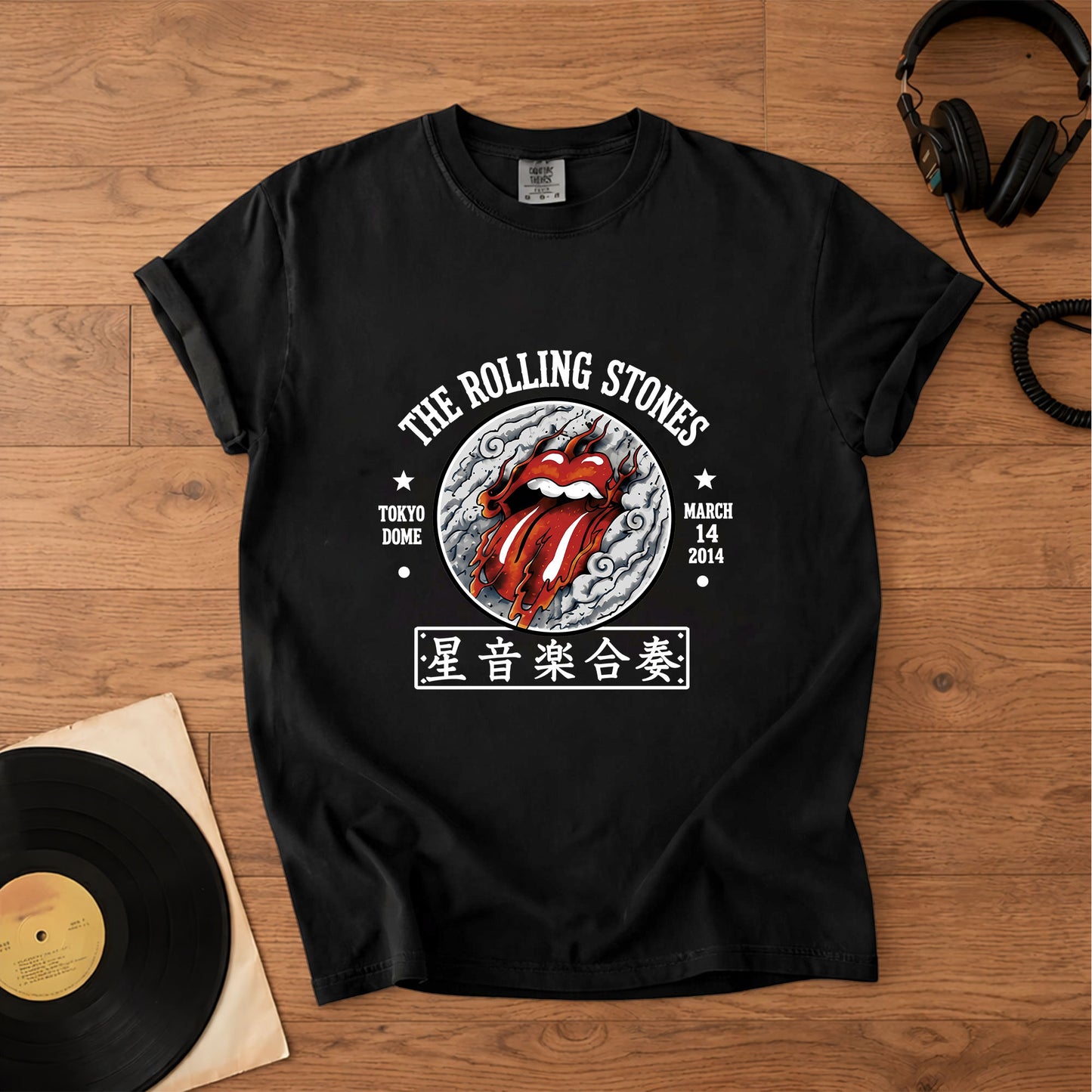 The Rolling Stones 2014 Tokyo Dome Japan Graphic T-Shirt – Retro Rock Metal Music Fan Merch Tee