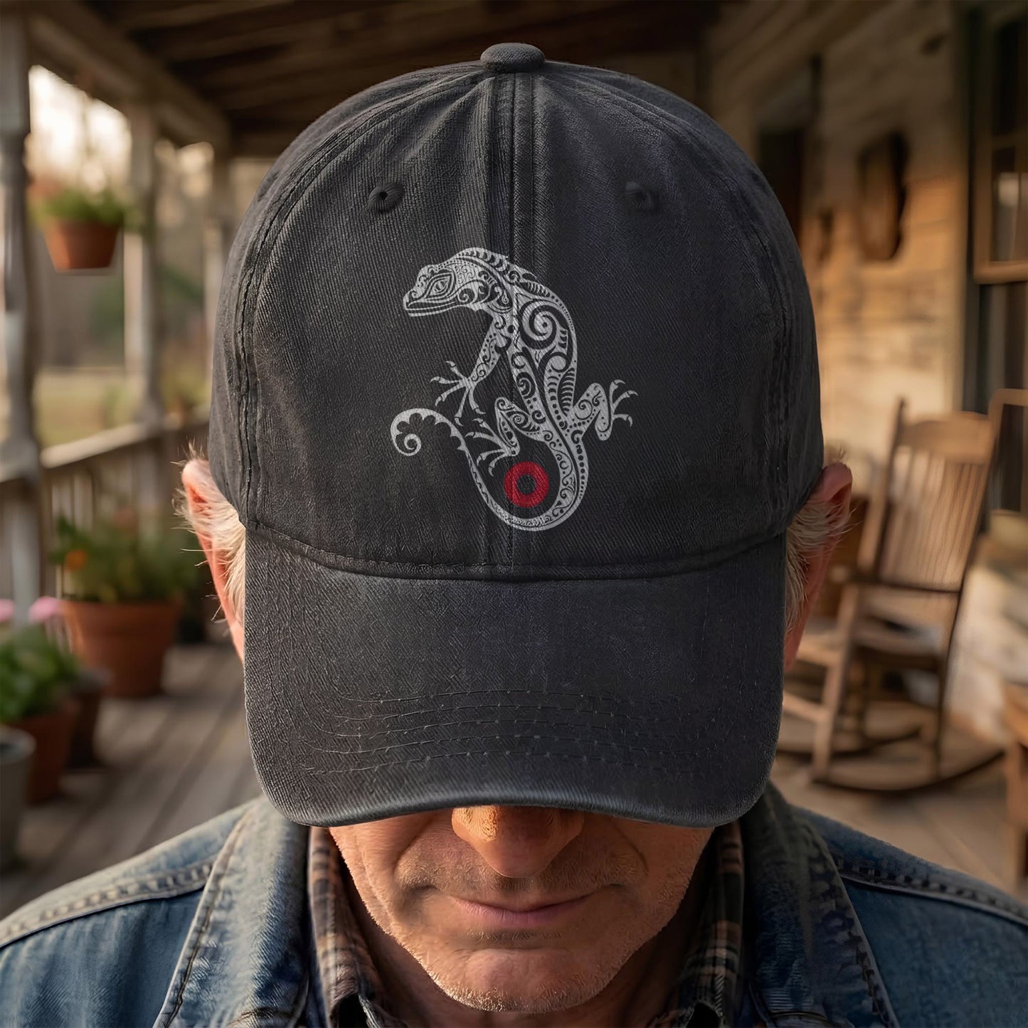 Phish Lizard Land of Lizards Denim Cap – Retro Music Fan Concert Cap Gift For Dad (With Box)