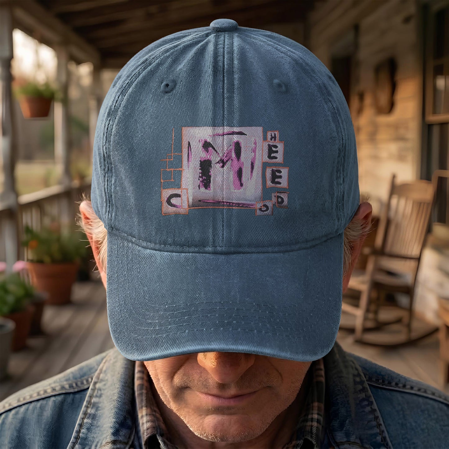 1990's Depeche Mode Rare! 1994 Tour Concert Denim Cap – Vintage Music Merch Gift for Dad (With Box)