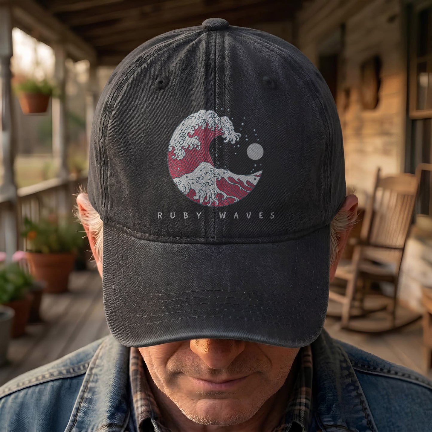 Phish Ruby Waves Denim Cap – Retro Music Phish Cap Gift For Dad (With Box)