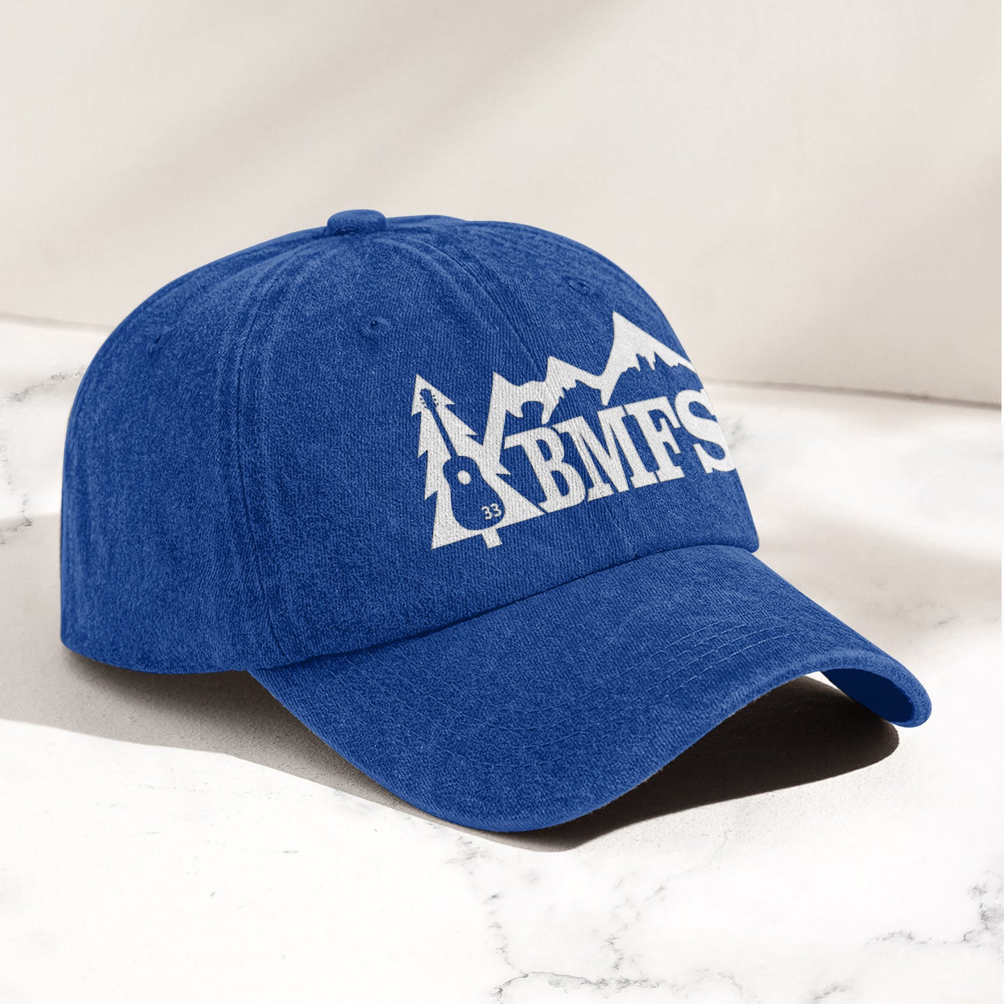 Billy Strings BMFS Acoustic Guitar Mountain Nature Music Merch Denim Cap – Retro Vintage Dad Cap Gift For Dad (With Box)
