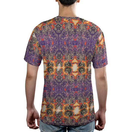 Grateful Dead Electric Woodcut Skull & Roses. T-Shirt – Rock Music Unisex Tee