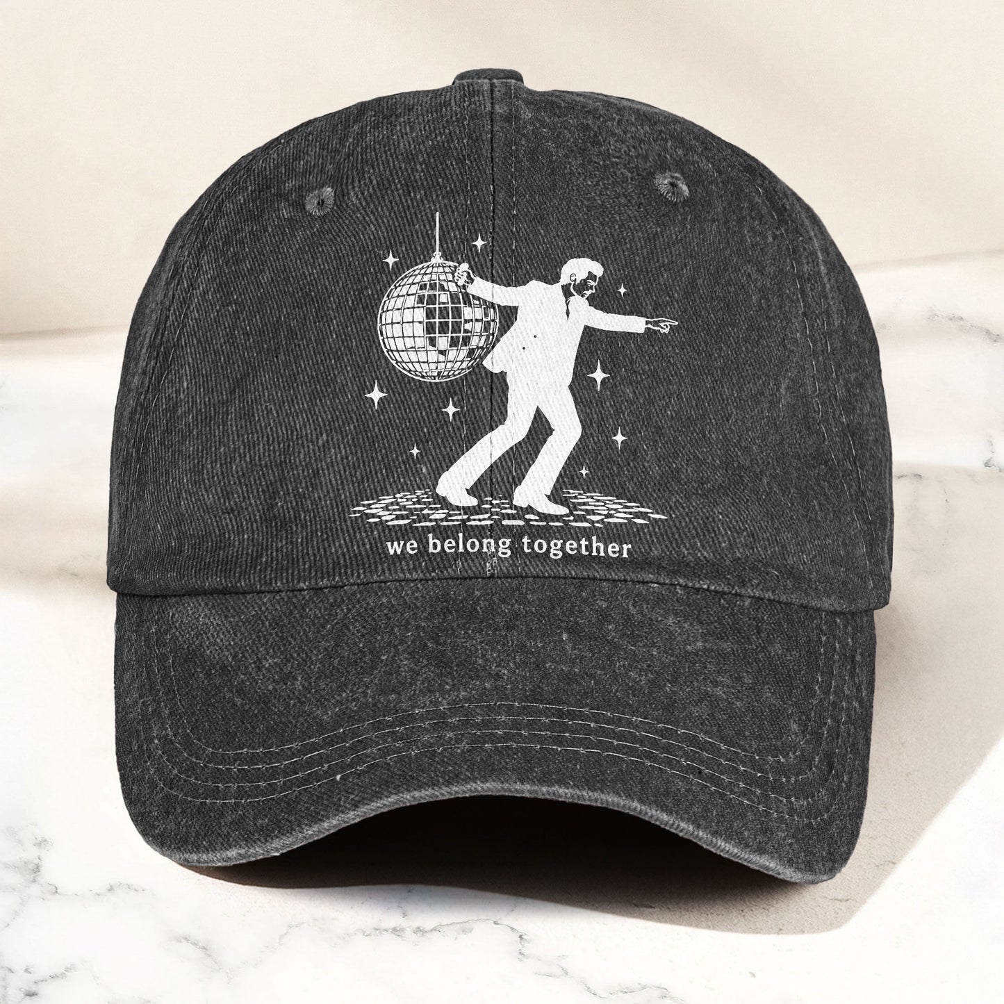 Ritchie Valens We Belong Together Disco Ball Retro Music Merch Denim Cap – Retro Vintage Dad Cap Gift For Dad (With Box)