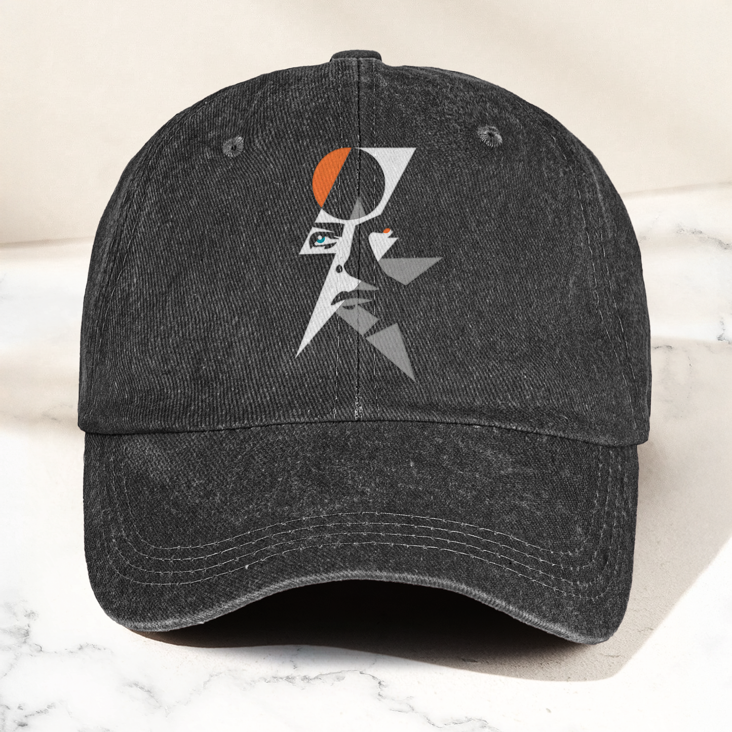 Starman Inspired by David Bowie Denim Cap – Retro Music Fan Cap Gift For Dad (With Box)