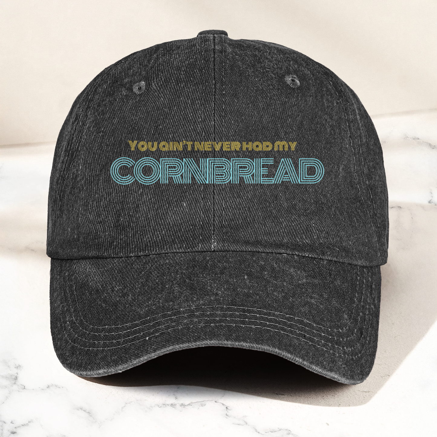 Dave Matthews Band Cornbread Lyrics Denim Cap – Retro Music Cap Gift For Dad (With Box)