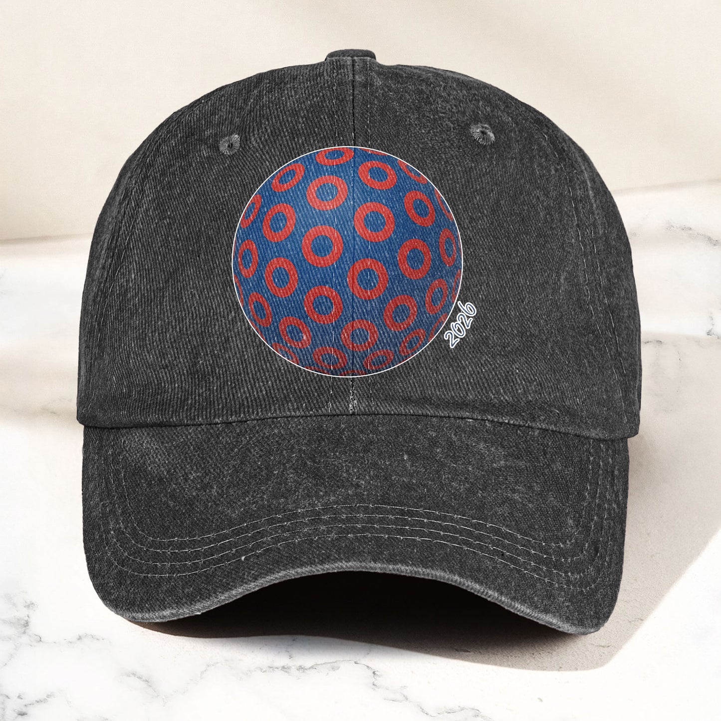 Phish Donut Holographic Denim Cap – Retro Music Phish Cap Gift For Dad (With Box)