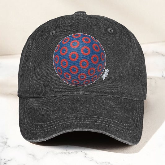 Phish Donut Holographic Denim Cap – Retro Music Phish Cap Gift For Dad (With Box)