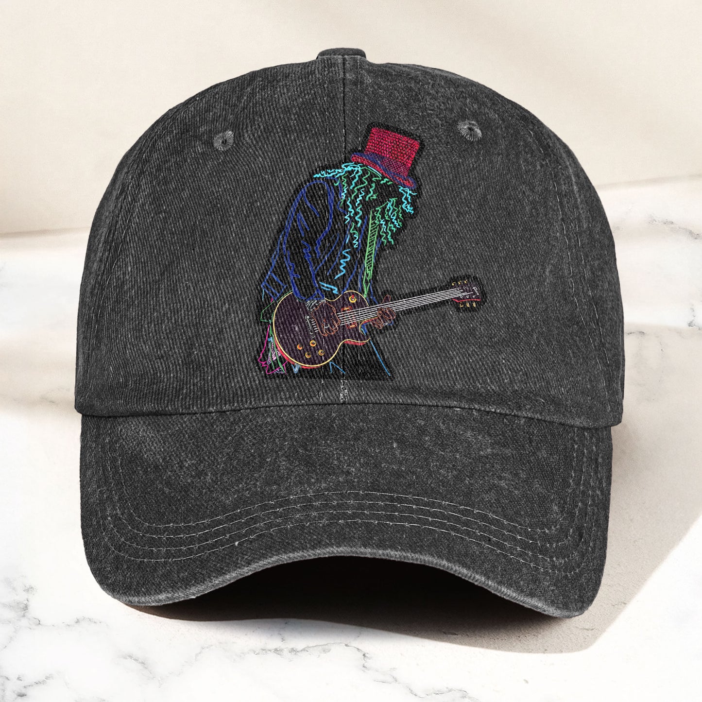 Gun N'rose Denim Cap – Retro Vintage Dad Cap Gift For Dad (With Box)